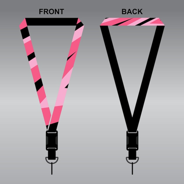 Lanyard Template Design For Company Purposes And More