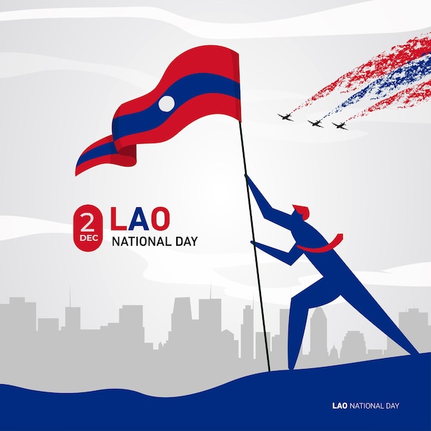 Vector lao national day