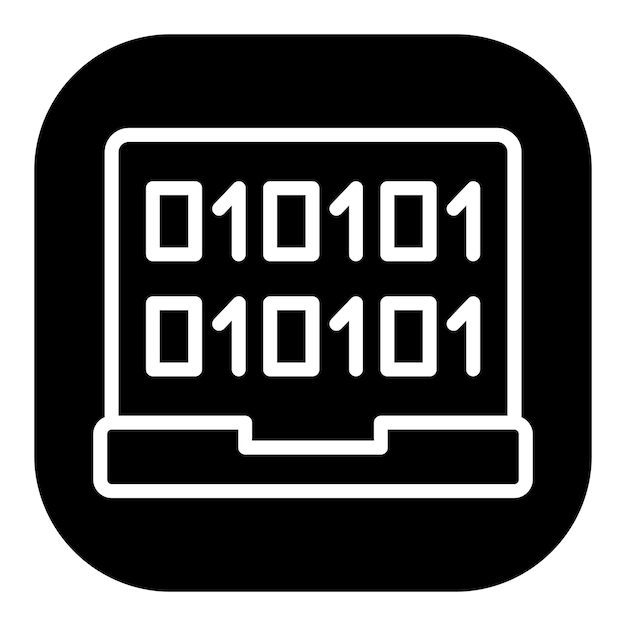 Laptop Coding Vector Icons