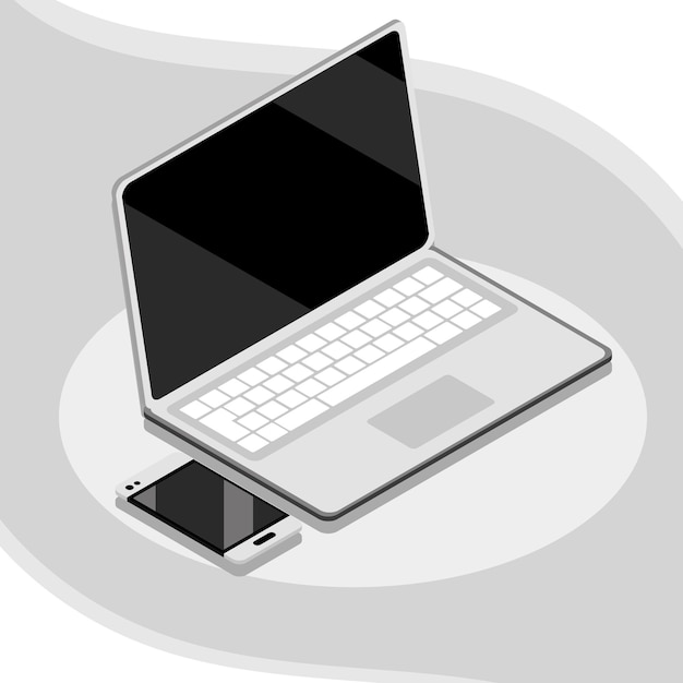 Laptop en Smartphone