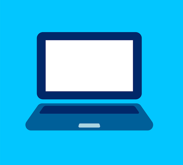 laptop front view design