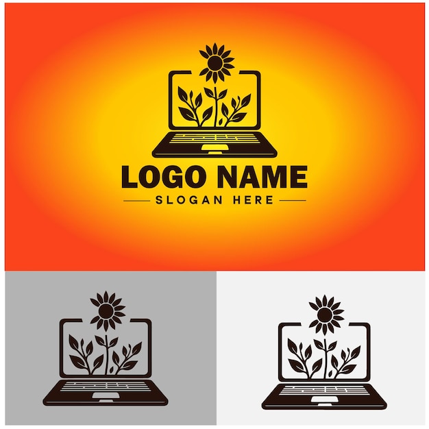 Вектор Икона ноутбука laptop repair веб-сайт дизайн логотипа приложения пользовательский интерфейс современный плоский бизнес векторный логотип