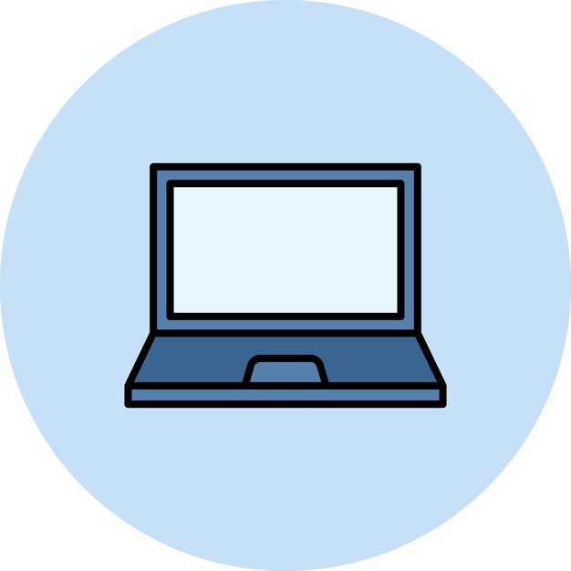 Laptop icon vector image Can be used for Computer and Hardware