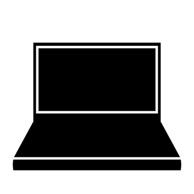 Laptop icon vector