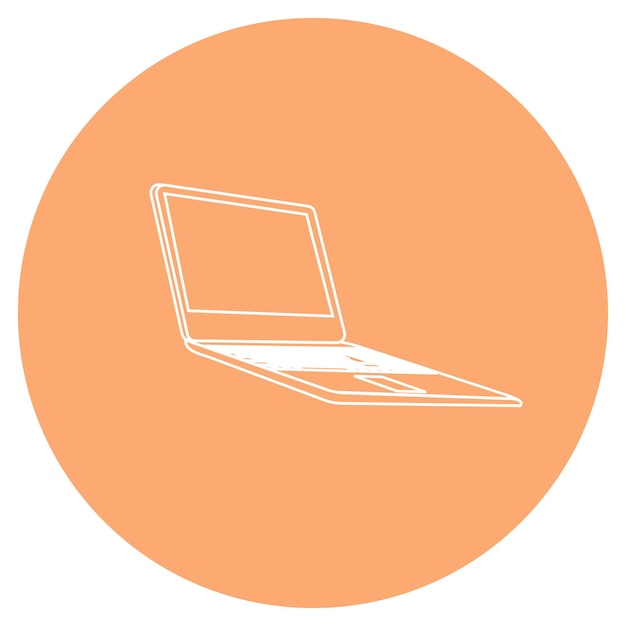 Laptop icon vector