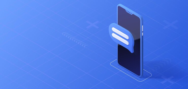 Vector laptop live chat service isometric message icon concept online support concept vector illustration