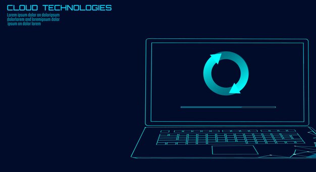 ノートパソコンのシステムアップデート 設定 コンピュータ オンライン クラウド データ ストレージ テクノロジーの進歩 アップグレード