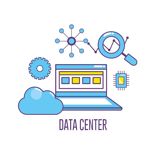 Laptop technology with data center system