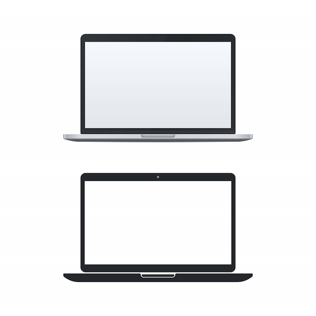 Laptop vector iconen