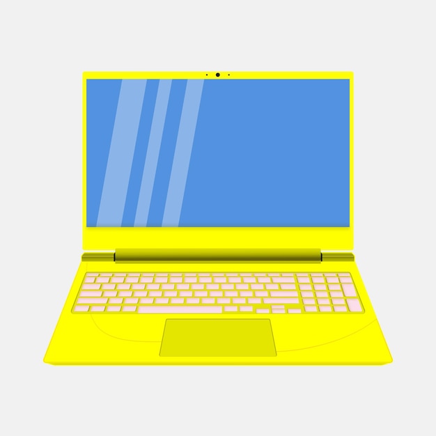 ノートパソコンのベクトル画像とイラスト
