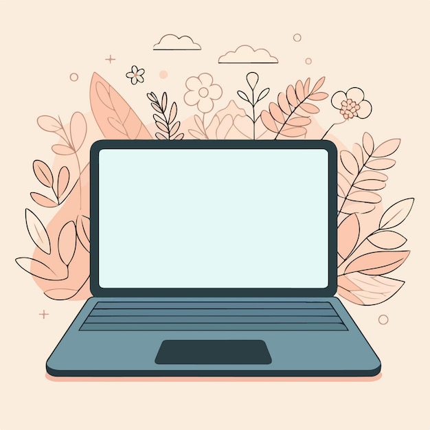 Vector laptop vector