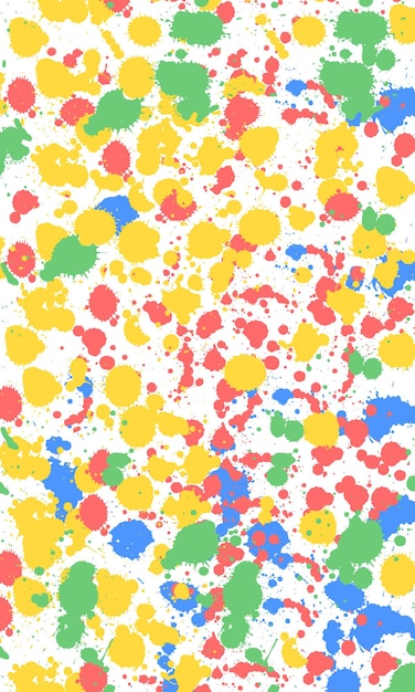 Large collection of colorful ink detailed splash pattern background