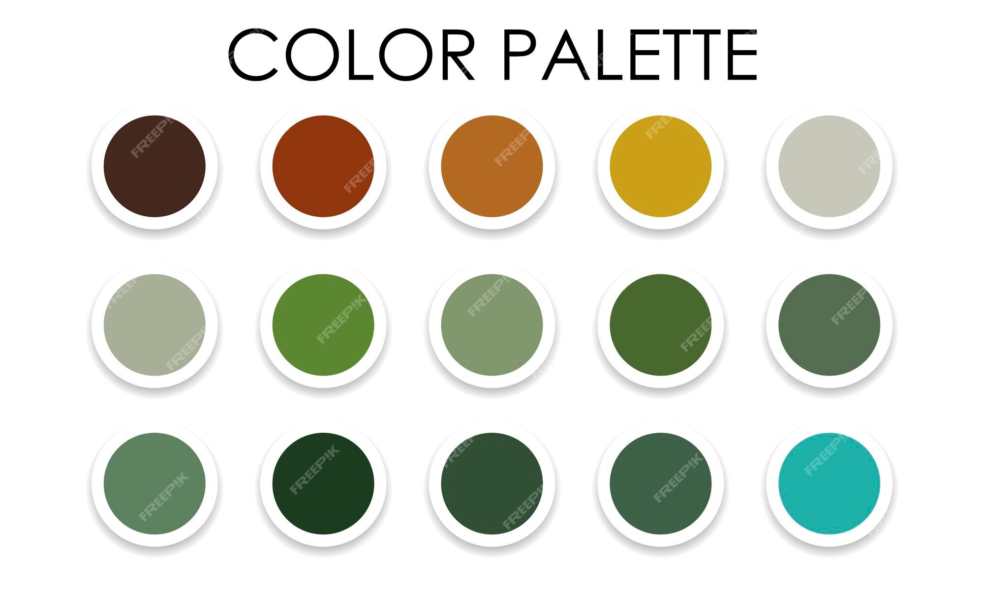 Premium Vector  Big colors set. color palette. beautiful color combinations.  vector