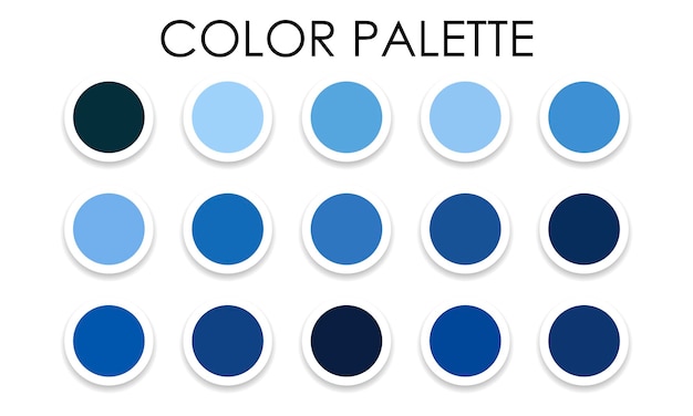 Vector large color palette for design. vector illustration