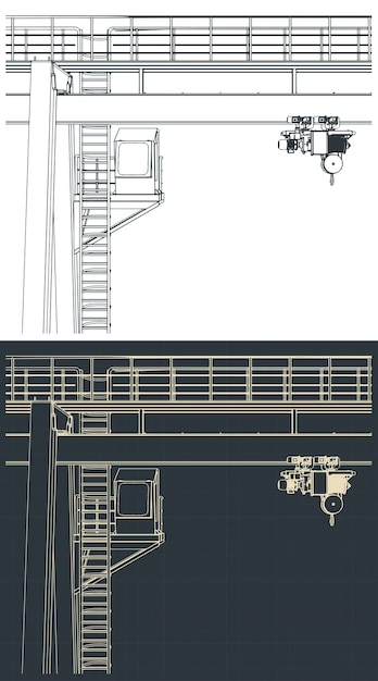 large crane closeup
