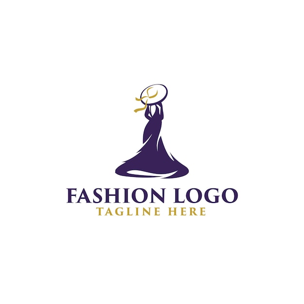 Large fashion, dress and beauty logo and emblem collection