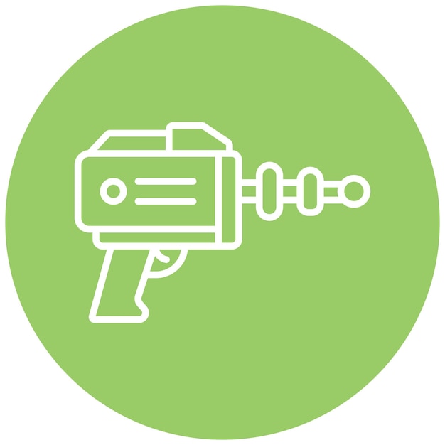 Laser Battle Icon Style