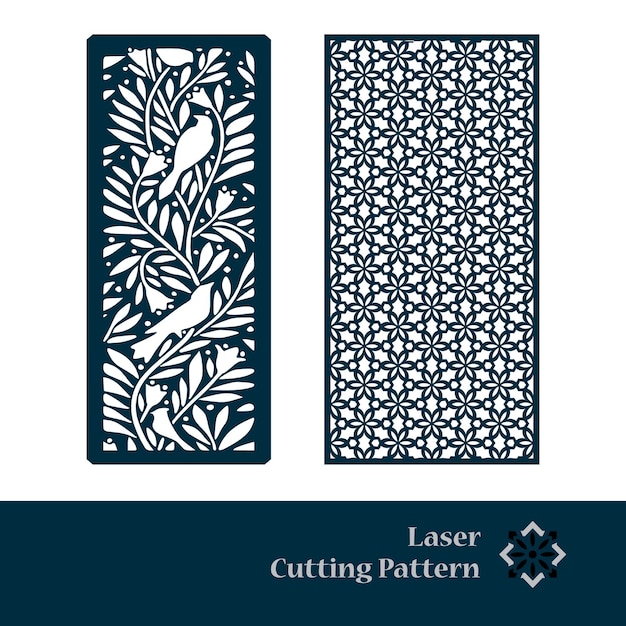 Laser and cnc cut pattern