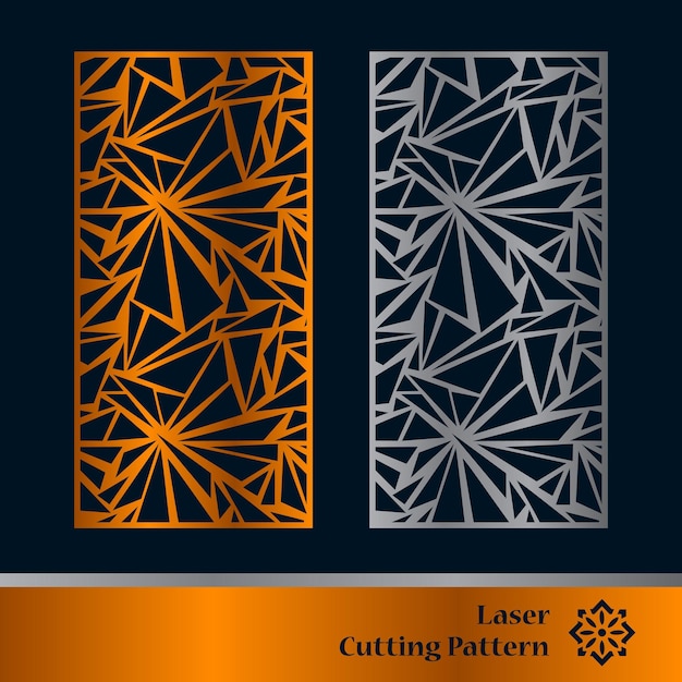 Laser and cnc cutting panels template