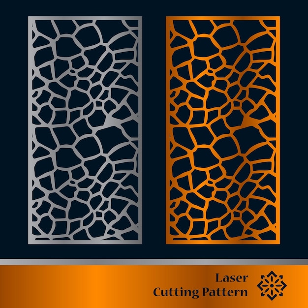 Laser and cnc cutting panels template