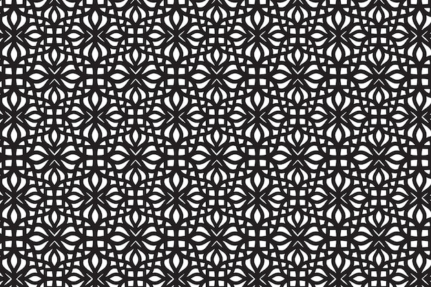 Laser cut CNC cutting patterns Vector set with abstract geometric ornament