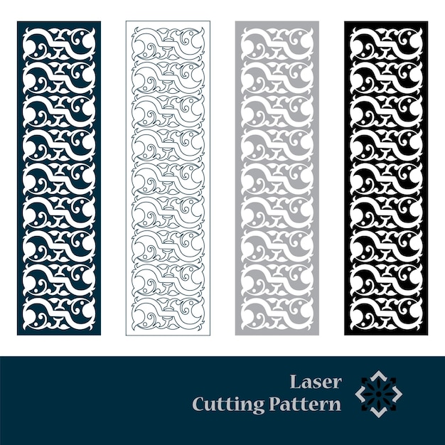 Laser cutting pattern design