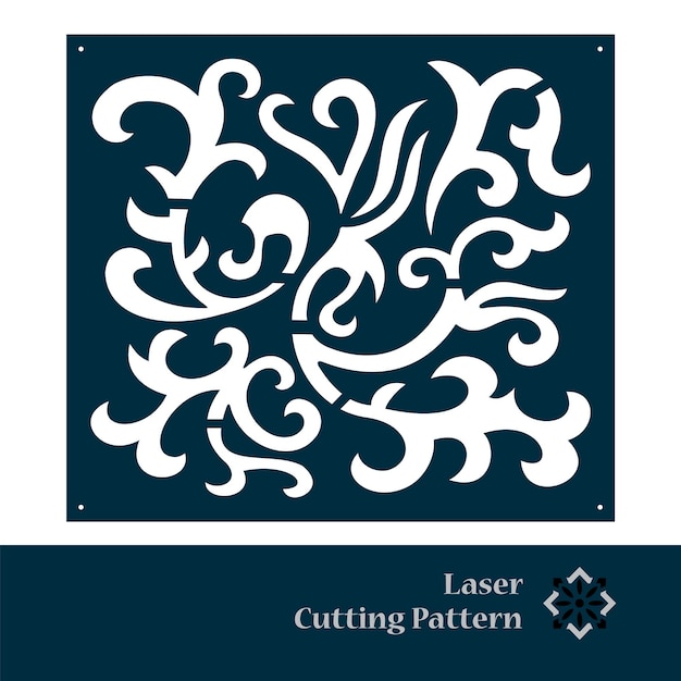 Laser cutting pattern design