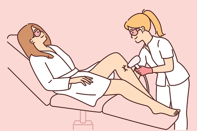 Laser hair removal methods for women