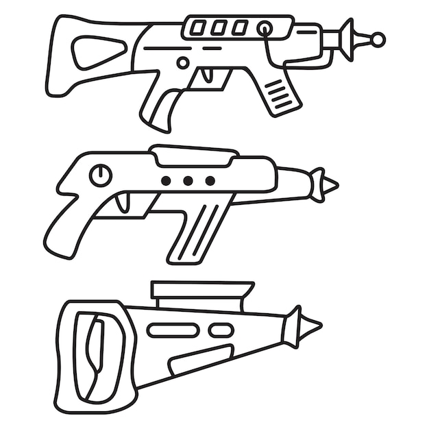 Lasergun Lasergeweerset Speelgoedwapens Cartoon gun