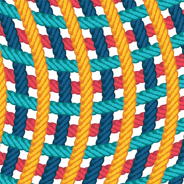 lasso rope vector pattern background template