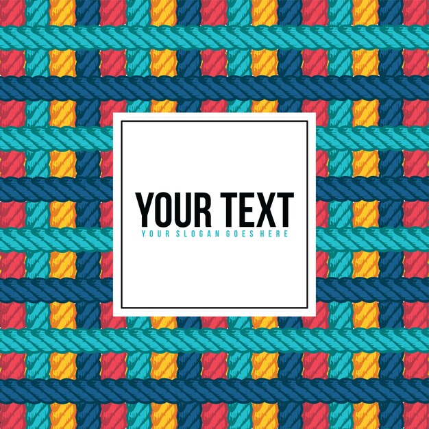 lasso rope vector pattern background template