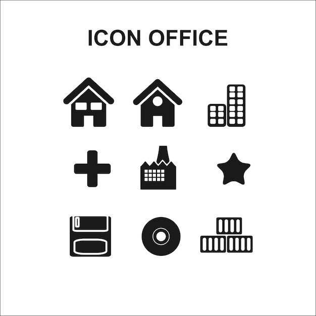 Vector latest business and media icons visual solutions for your projects