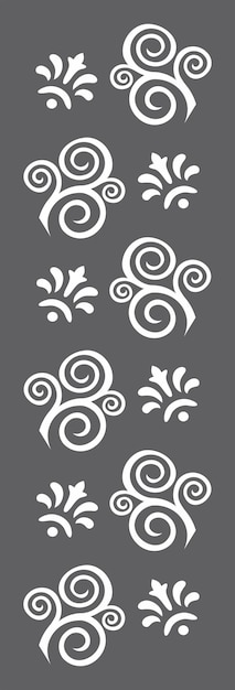 Vector latest home decoration patterns