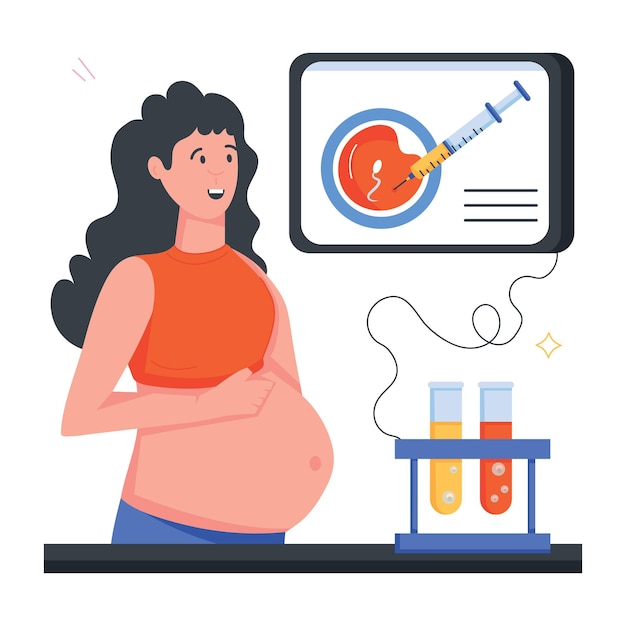 Latest Set of Maternity Flat Icons