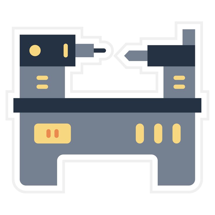 Vector lathe icon