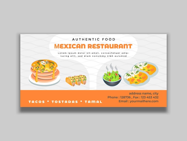 latin american food banner