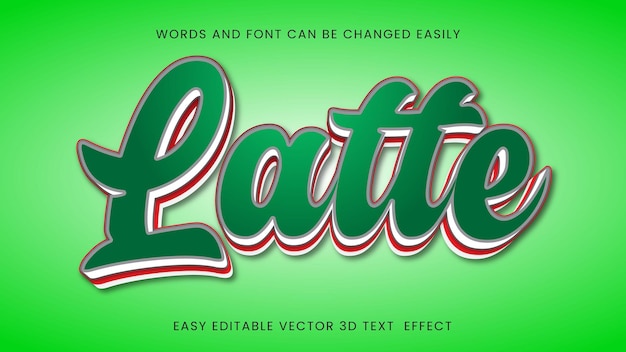 Latte text effects style
