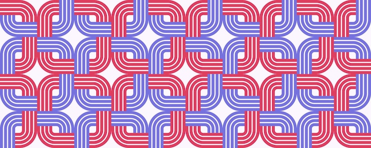 Vector lattice geometric seamless pattern vector design trendy retro style minimal grid tiling net linear art