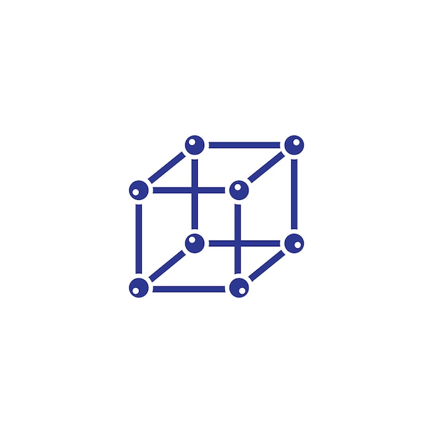 격자 아이콘 터 디자인 템플릿
