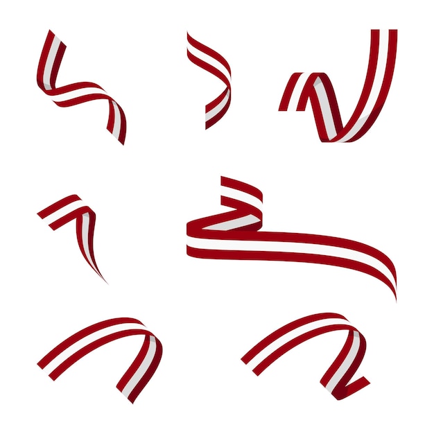 Latvia Element Independence Day Illustration Design Vector