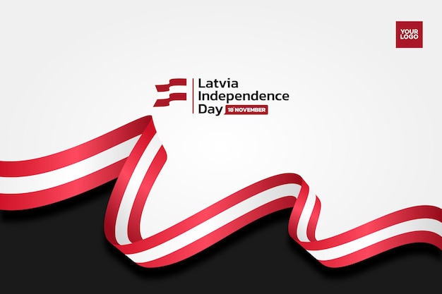 Latvia flag background 18th of november latvia independence day