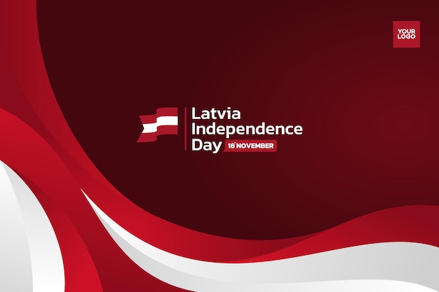 Latvia flag background 18th of november latvia independence day