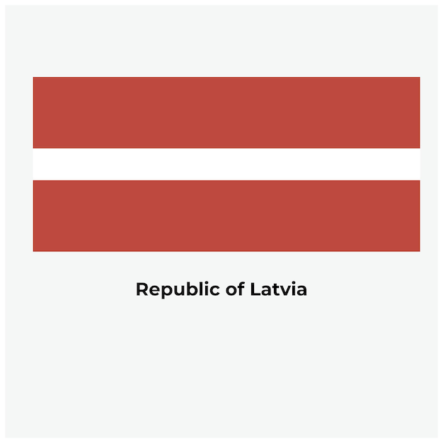 The Latvia Flag