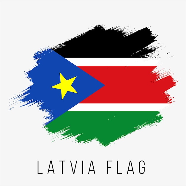 Векторный флаг латвии. флаг латвии на день независимости. гранж-флаг латвии. флаг латвии с гранжем