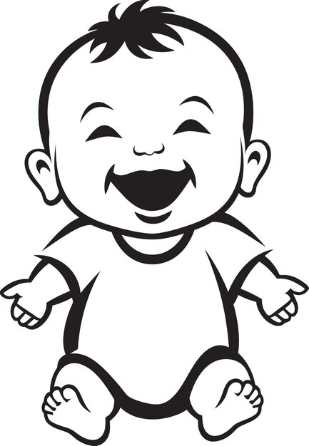 Vector laughing harmony captivating baby laughter compilation