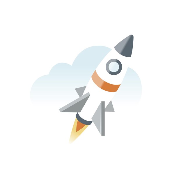 Vector launch icon