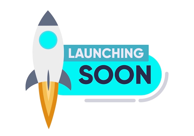 Vector launching soon page design app interface for smart phones vector