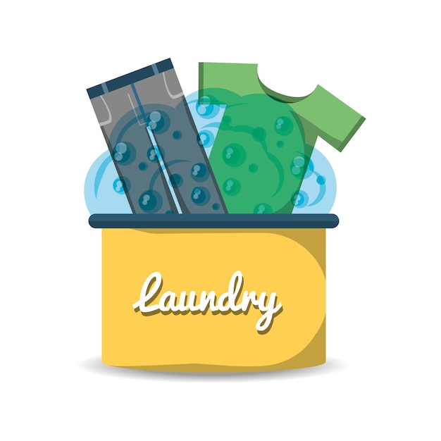 Laundry of cleaning service