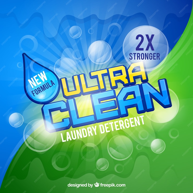 Premium Vector | Laundry detergent background