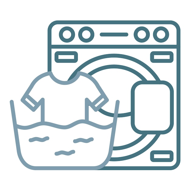 Laundry Flat Illustration